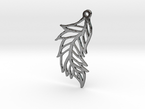 :Featherflight: Pendant in Polished Silver