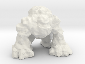 stone giant kaiju monster miniature for games rpg in White Natural Versatile Plastic