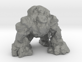 stone giant kaiju monster miniature for games rpg in Gray PA12