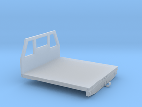 1/87th Utility type flatbed, 8' wide in Smooth Fine Detail Plastic