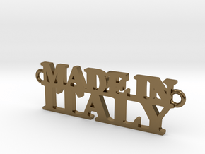 Made in ITALY Pendant in Polished Bronze