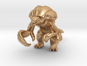Orga kaiju monster miniature for games and rpg in Natural Bronze