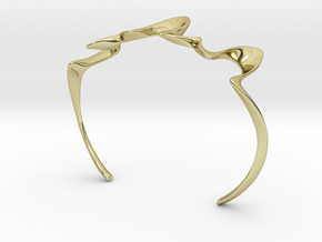 Cineres Cuff in 18k Gold Plated Brass