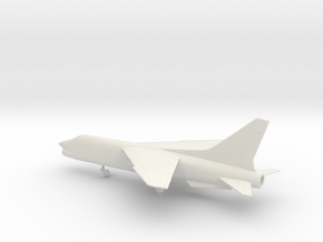 Vought F-8 Crusader in White Natural Versatile Plastic: 1:100