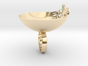 141 RING in 14k Gold Plated Brass
