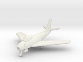 1/200 North American F-86 Sabre in White Natural Versatile Plastic