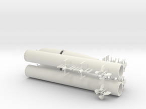 1/32 DKM G7 torpedo (21 in) KIT x2 in White Natural Versatile Plastic