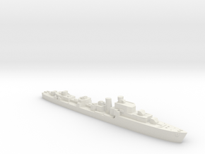 HMS Grenville R97 destroyer 1:2400 WW2 in White Natural Versatile Plastic