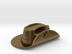 Australian WW1 Slouch Hat Gallipoli Keyring in Natural Bronze