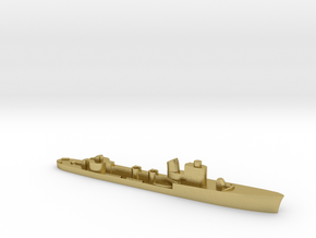 Italian Climene torpedo boat 1:2400 WW2 in Natural Brass