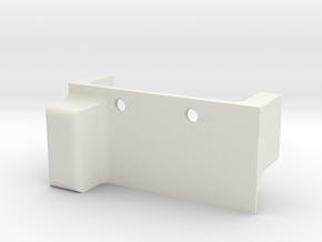microswitch holder for L85 modification. in White Natural Versatile Plastic