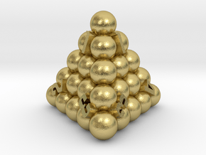 D4 Balanced - Balls in Natural Brass