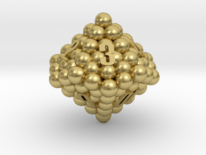 D10 Balanced - Balls in Natural Brass