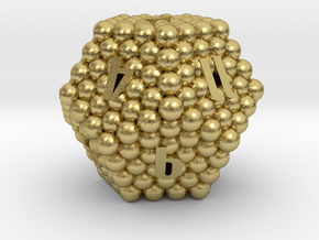 D12 Balanced - Balls in Natural Brass