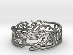 Ring - Rooted Collection in Fine Detail Polished Silver: 4.5 / 47.75