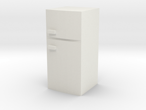 Fridge 1/43 in White Natural Versatile Plastic