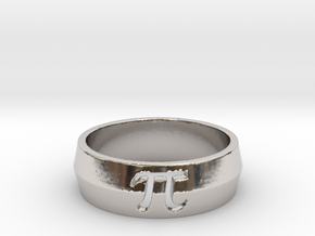 PI Ring Design Ring Size 10 in Platinum