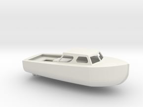 1/72 Scale 28 ft Personnel Boat Mk 2 in White Natural Versatile Plastic