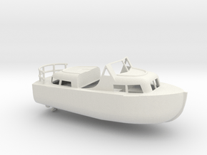 1/72 Scale 28 ft Personnel Boat Mk 6 in White Natural Versatile Plastic