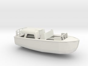 1/72 Scale 28 ft Personnel Boat Mk 5 in White Natural Versatile Plastic