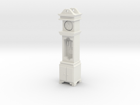 Pendulum Clock 1/56 in White Natural Versatile Plastic
