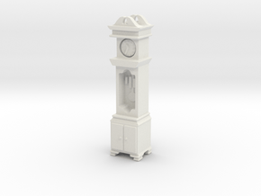 Pendulum Clock 1/48 in White Natural Versatile Plastic