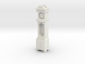Pendulum Clock 1/35 in White Natural Versatile Plastic