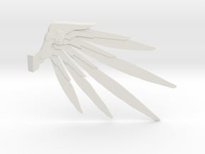 Techno Wings  in White Natural Versatile Plastic