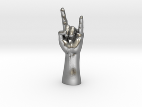 Zombie Hand - Metal Horns in Natural Silver