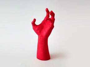 Zombie Hand - Reaching in Red Processed Versatile Plastic