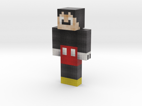Mickey_Mouse | Minecraft toy in Natural Full Color Sandstone