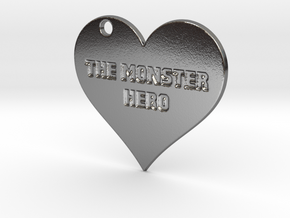 ♥ The Monster Hero Pendant in Polished Silver