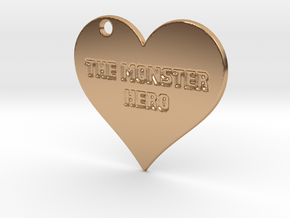 ♥ The Monster Hero Pendant in Polished Bronze