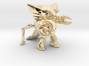 Ultraman Reigubas kaiju monster miniature gamesRPG in 14k Gold Plated Brass