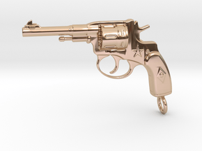 NAGANT M 1895 in 14k Rose Gold Plated Brass