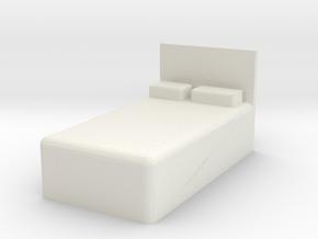 Twin Bed 1/35 in White Natural Versatile Plastic