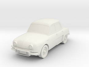 Renault Dauphine Gordini 1/32 in White Natural Versatile Plastic