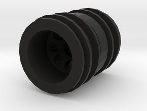 Wpl rc dually wheel for 1" tire in Black Premium Versatile Plastic