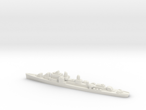 USS Strong destroyer 1944 1:1800 WW2 in White Natural Versatile Plastic