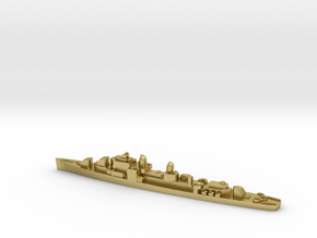 USS Strong destroyer 1944 1:1800 WW2 in Natural Brass