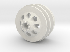 WPL dually wheel front in White Natural Versatile Plastic