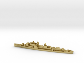 USS Strong destroyer 1944 1:3000 WW2 in Natural Brass