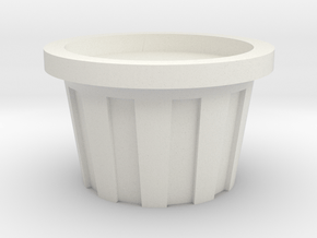 1/64 protein lick tub in White Natural Versatile Plastic
