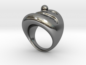 Smile19 in Fine Detail Polished Silver