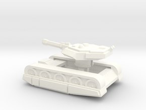 Erets Mk1 Battle Tank (With open rear hatch) in White Processed Versatile Plastic