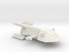 3788 Scale Kzinti New Command Cruiser (NCC) SRZ in White Natural Versatile Plastic