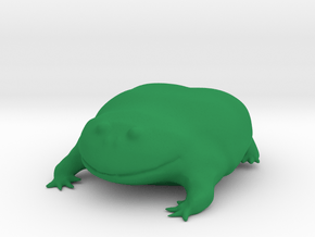 It's Wednesday Frog in Green Processed Versatile Plastic
