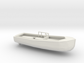 1/128 Scale 40 ft Utility Boat USN in White Natural Versatile Plastic