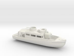 1/128  Scale Patrol Boat in White Natural Versatile Plastic
