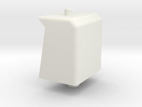 JD 30-40 series aux fuel tank in White Natural Versatile Plastic